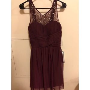 Plum Prom Dress